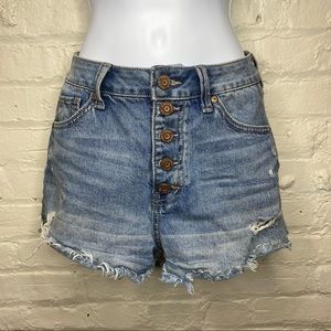 Sincerely Jules Super High Rise Mom Jean Shorts 3/26